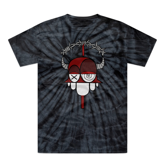 IN GRIM WE TRUST Tonal Spider Tie-Dye T-Shirt