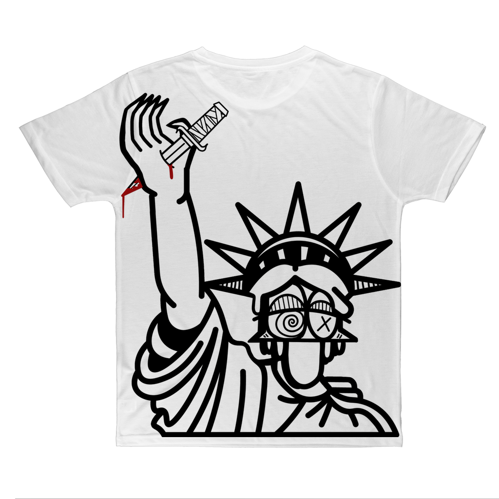 IN GRIM WE TRUST Classic Sublimation Adult T-Shirt